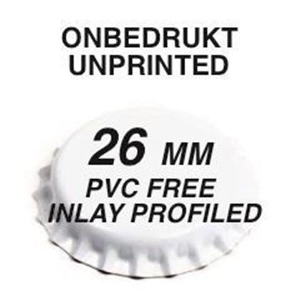 onbedrukt 26 mm PVC free inlage geprofileerd